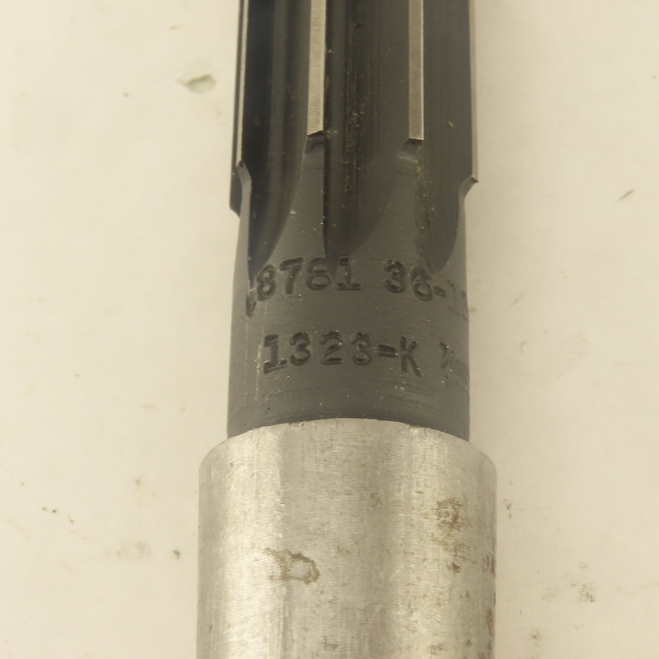 National .8781 Reamer Straight 8 Flute Morse Taper MT3 Shank 5" Flute Length