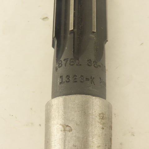 National .8781 Reamer Straight 8 Flute Morse Taper MT3 Shank 5" Flute Length