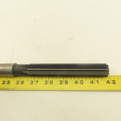 National .8781 Reamer Straight 8 Flute Morse Taper MT3 Shank 5" Flute Length