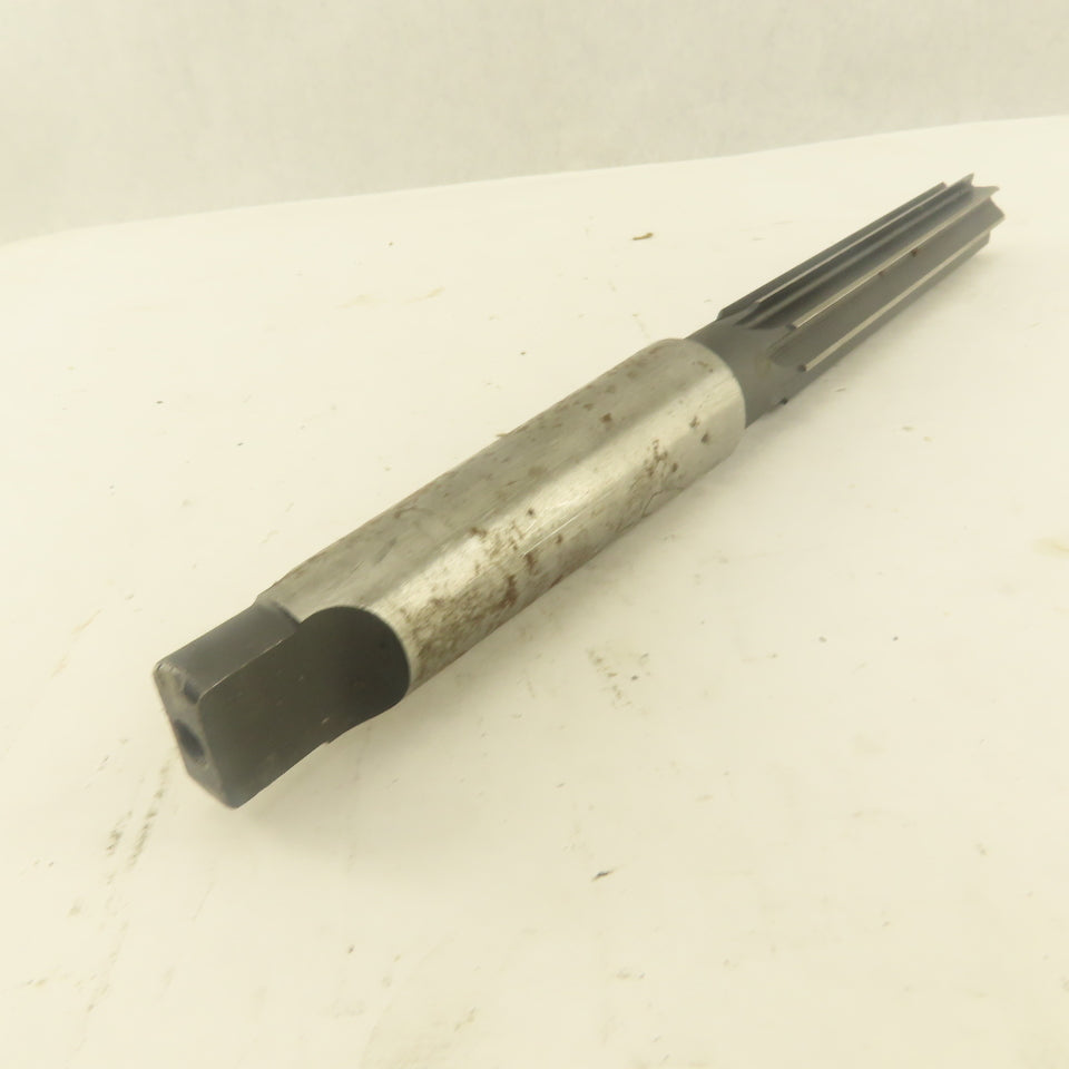 National .8781 Reamer Straight 8 Flute Morse Taper MT3 Shank 5" Flute Length