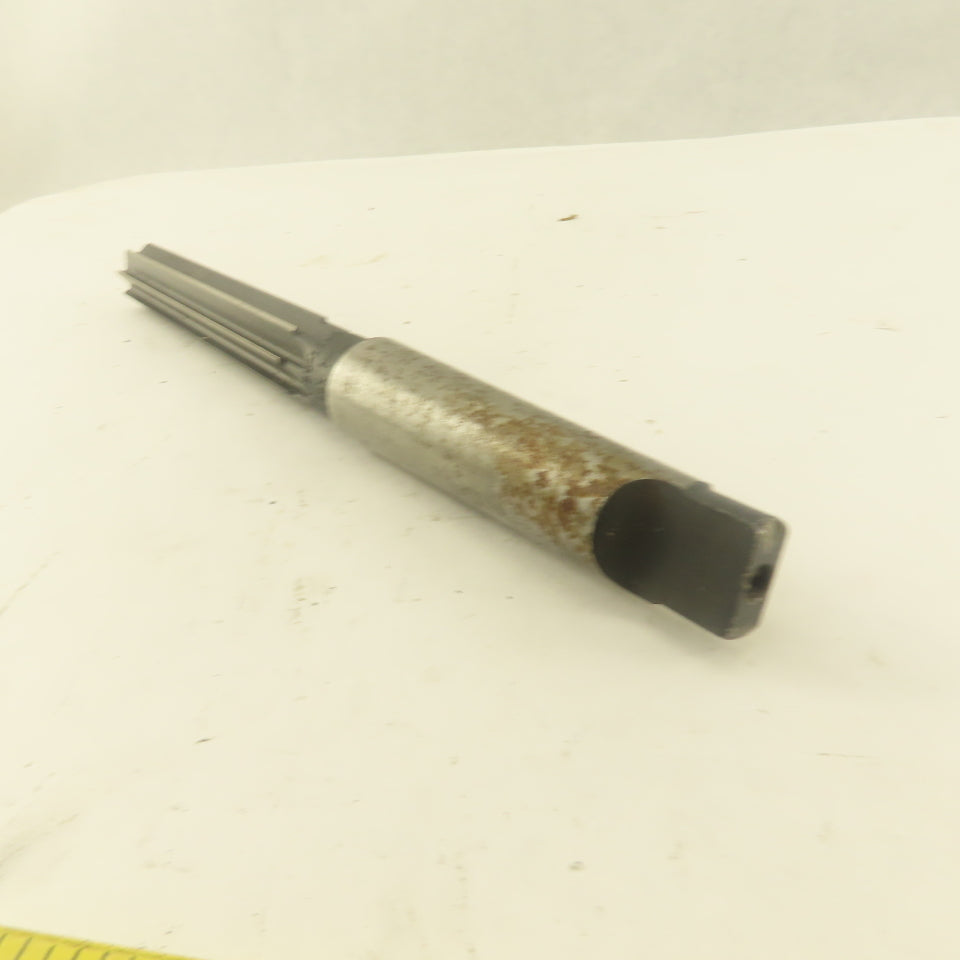 National .8781 Reamer Straight 8 Flute Morse Taper MT3 Shank 5" Flute Length
