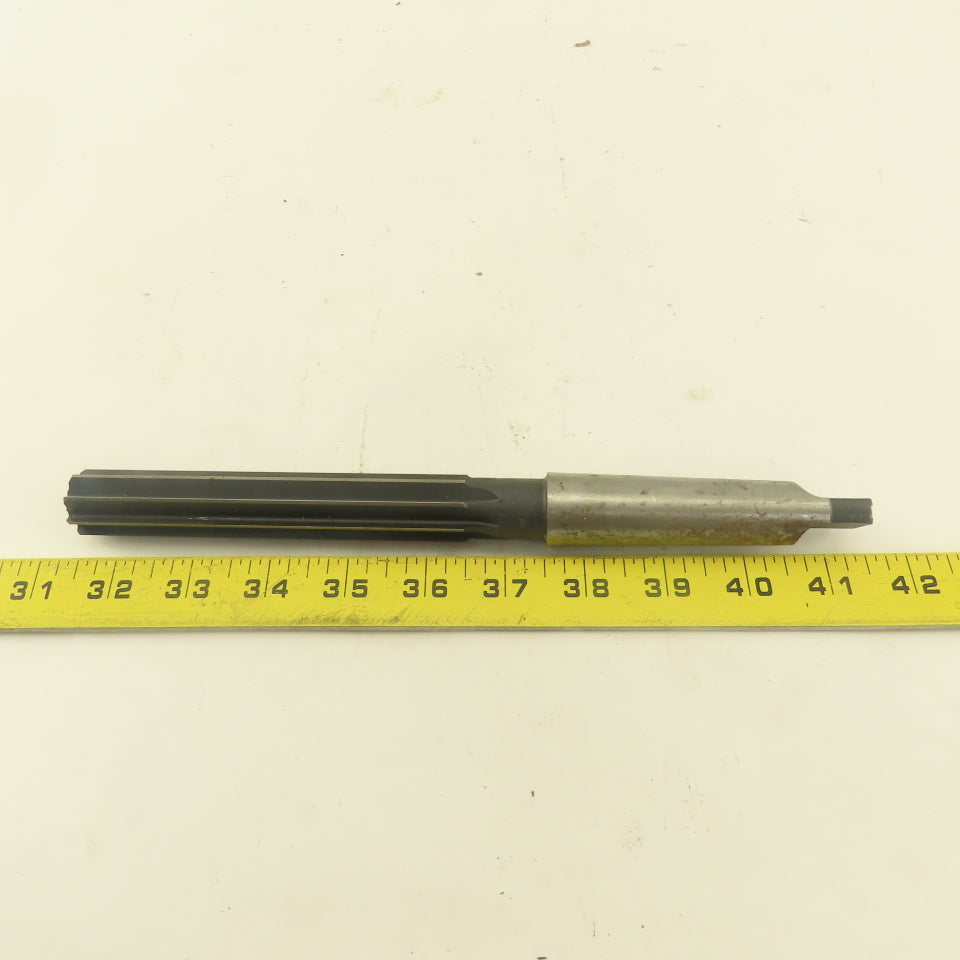 National .8781 Reamer Straight 8 Flute Morse Taper MT3 Shank 5" Flute Length