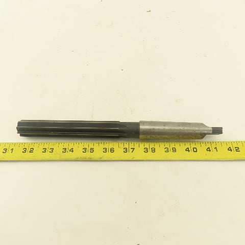 National .8781 Reamer Straight 8 Flute Morse Taper MT3 Shank 5" Flute Length