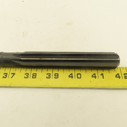 .7526 Reamer Straight 8 Flute Morse Taper MT2 Shank 4" Flute Length