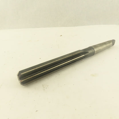 .7526 Reamer Straight 8 Flute Morse Taper MT2 Shank 4" Flute Length