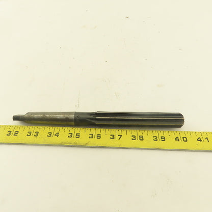 .7526 Reamer Straight 8 Flute Morse Taper MT2 Shank 4" Flute Length