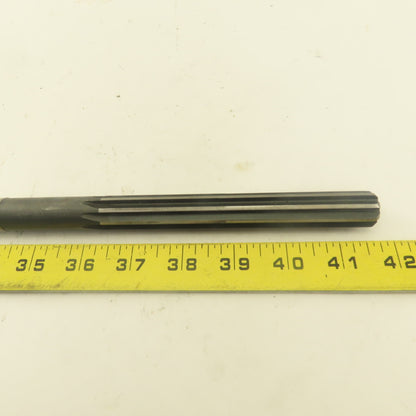 Chicago .7535 Reamer Straight 8 Flute Morse Taper MT2 Shank 5-1/2" Flute Length