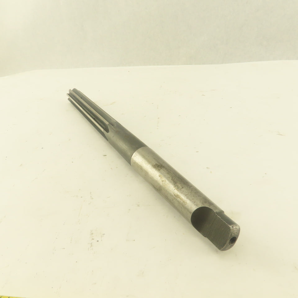 Chicago .7535 Reamer Straight 8 Flute Morse Taper MT2 Shank 5-1/2" Flute Length