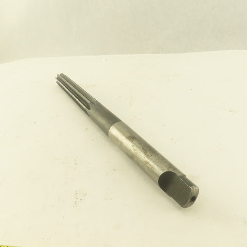 Chicago .7535 Reamer Straight 8 Flute Morse Taper MT2 Shank 5-1/2" Flute Length