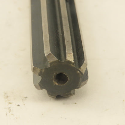 Chicago .7535 Reamer Straight 8 Flute Morse Taper MT2 Shank 5-1/2" Flute Length