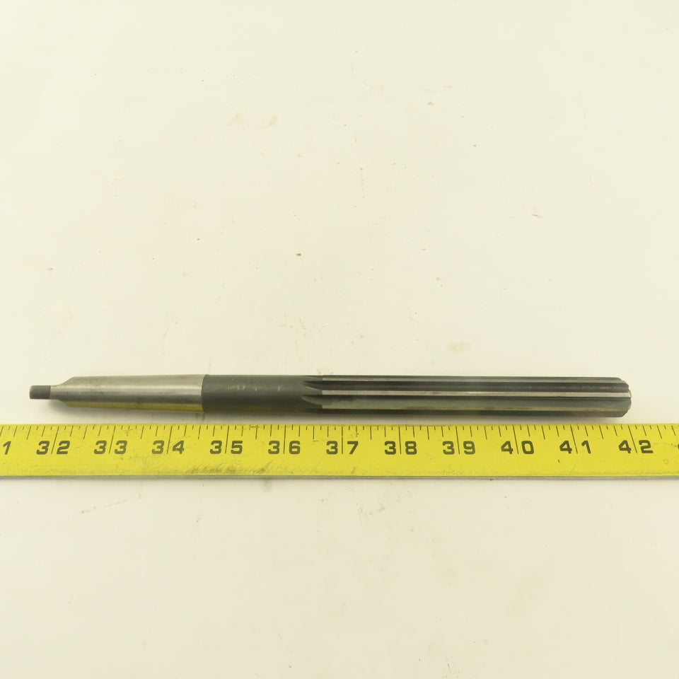 Chicago .7535 Reamer Straight 8 Flute Morse Taper MT2 Shank 5-1/2" Flute Length