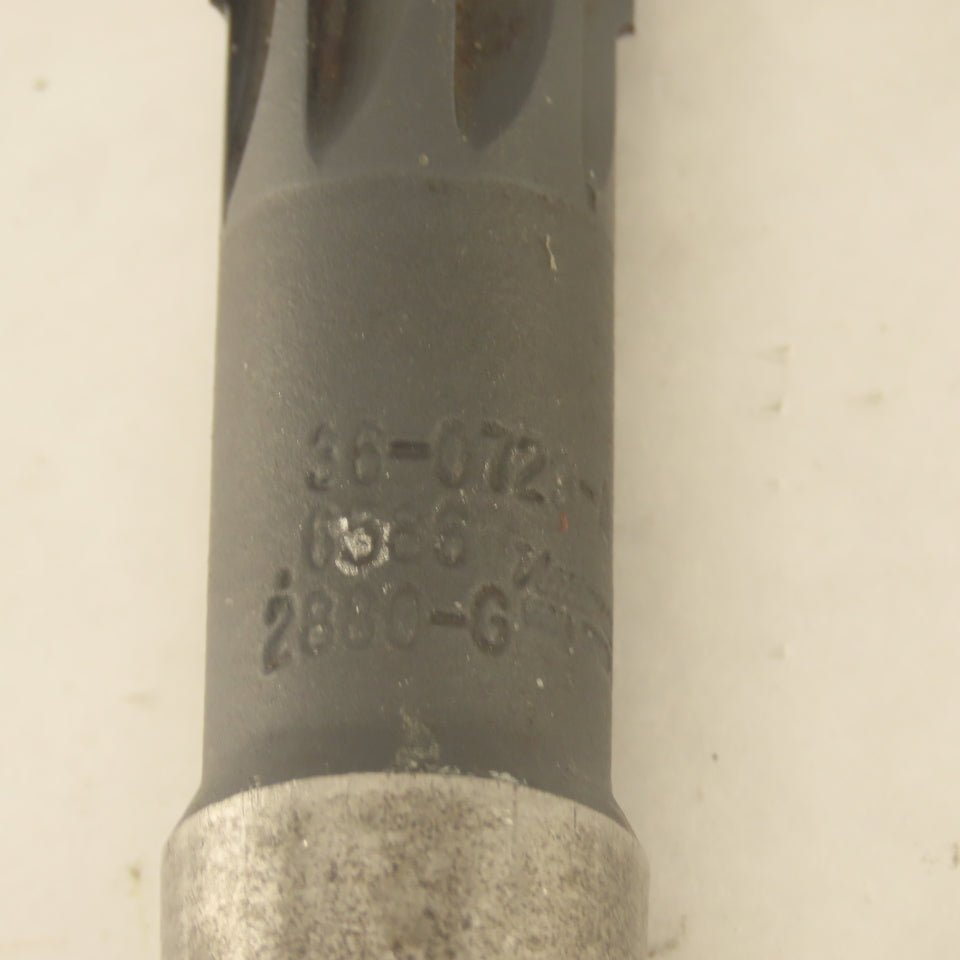 National .6586 Reamer Straight 8 Flute Morse Taper MT2 Shank 6-1/2" Flute Length
