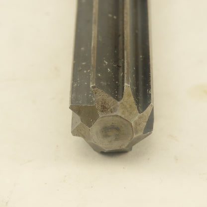 National .6586 Reamer Straight 8 Flute Morse Taper MT2 Shank 6-1/2" Flute Length