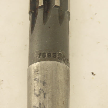 .7595 Reamer Straight 8 Flute Morse Taper MT2 Shank 4" Flute Length