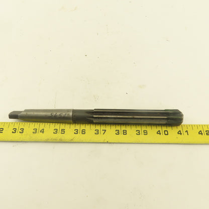 .7595 Reamer Straight 8 Flute Morse Taper MT2 Shank 4" Flute Length