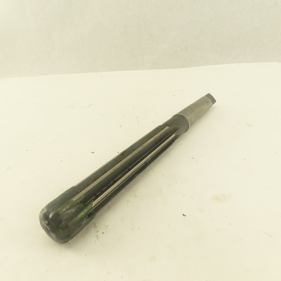 .7595 Reamer Straight 8 Flute Morse Taper MT2 Shank 4" Flute Length