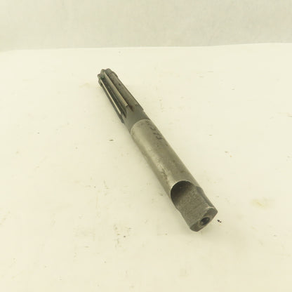 .7595 Reamer Straight 8 Flute Morse Taper MT2 Shank 4" Flute Length