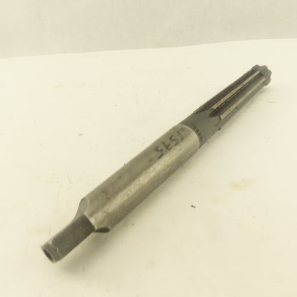 .7595 Reamer Straight 8 Flute Morse Taper MT2 Shank 4" Flute Length