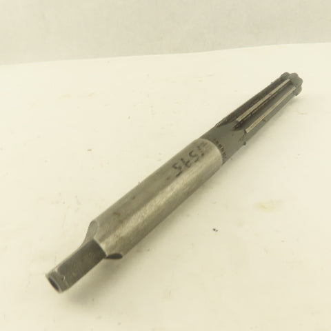 .7595 Reamer Straight 8 Flute Morse Taper MT2 Shank 4" Flute Length