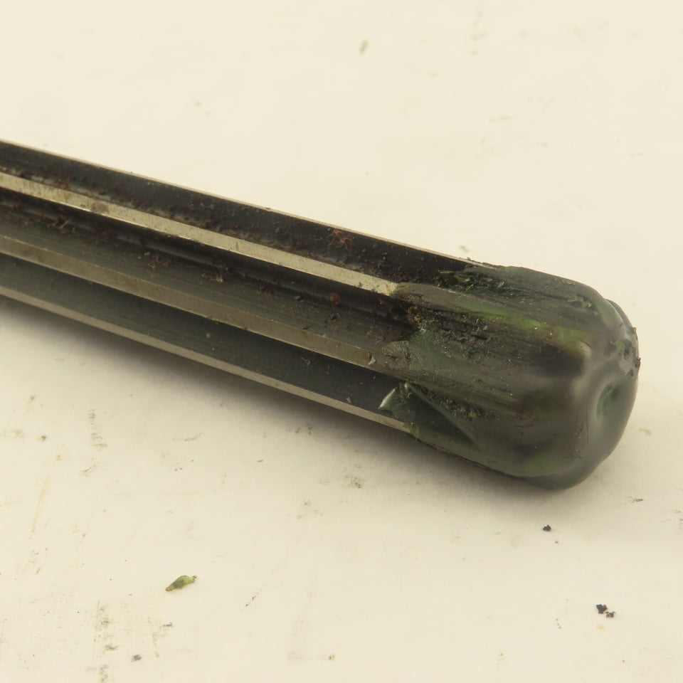 .7595 Reamer Straight 8 Flute Morse Taper MT2 Shank 4" Flute Length