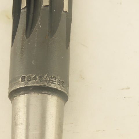 .8643 Reamer Straight 8 Flute Morse Taper MT2 Shank 5" Flute Length