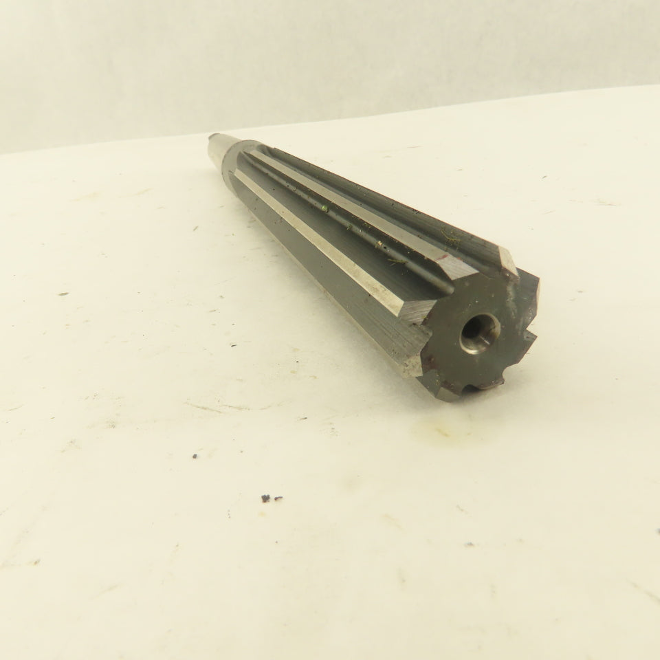 .8643 Reamer Straight 8 Flute Morse Taper MT2 Shank 5" Flute Length