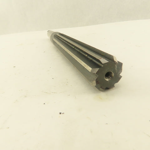.8643 Reamer Straight 8 Flute Morse Taper MT2 Shank 5" Flute Length