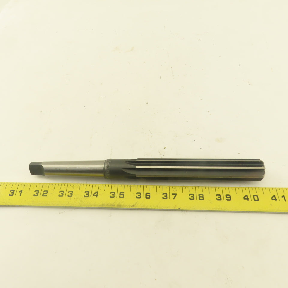.8643 Reamer Straight 8 Flute Morse Taper MT2 Shank 5" Flute Length