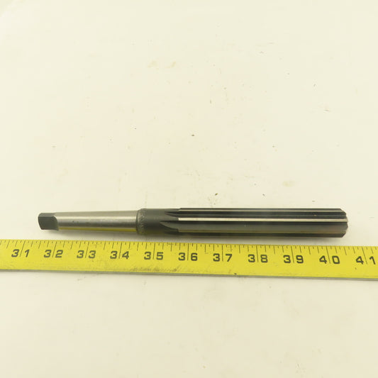 .8643 Reamer Straight 8 Flute Morse Taper MT2 Shank 5" Flute Length