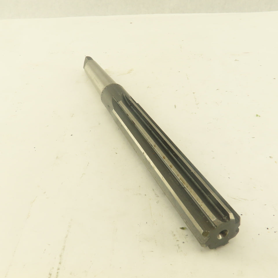 .8693 Reamer Straight 8 Flute Morse Taper MT2 Shank 5" Flute Length