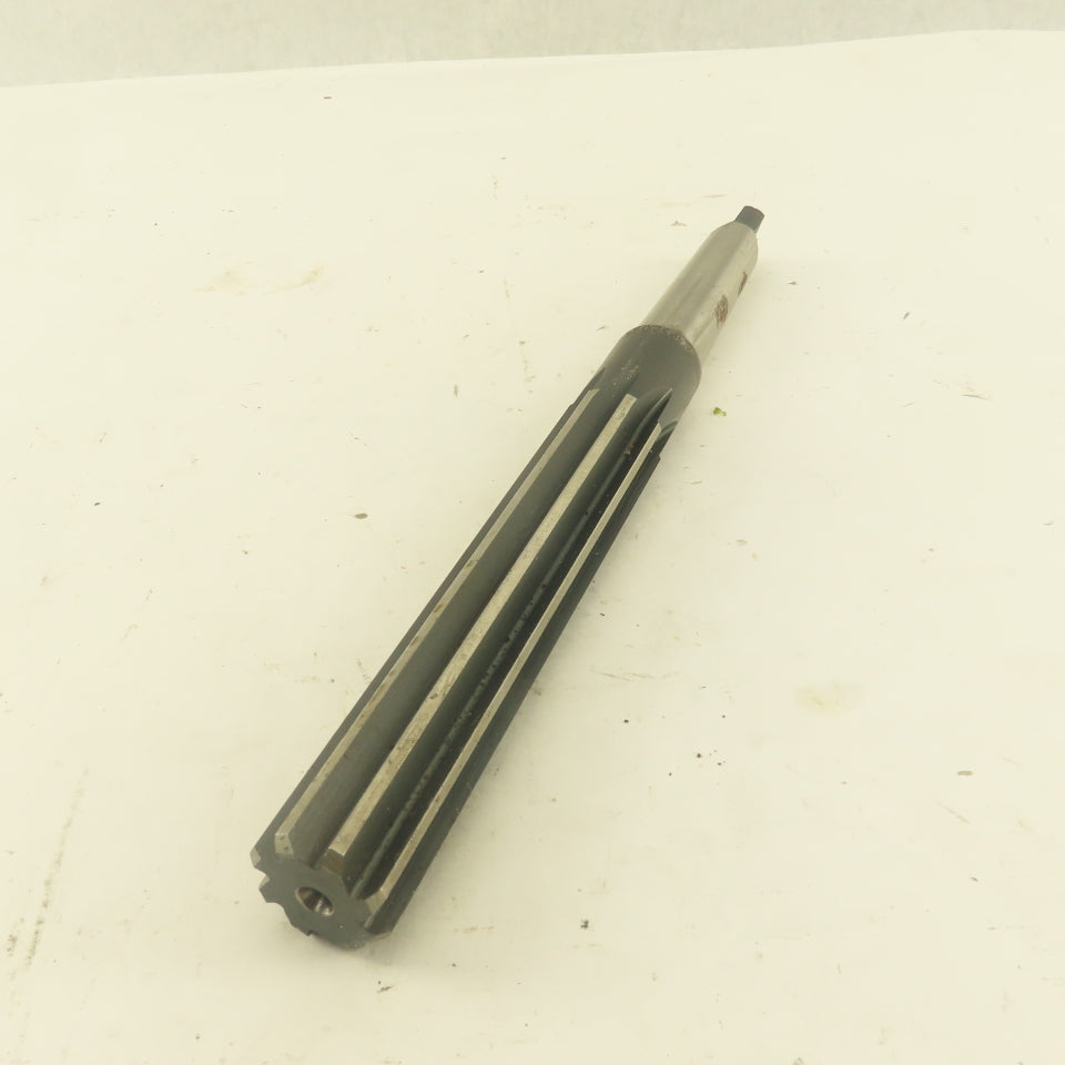 .8693 Reamer Straight 8 Flute Morse Taper MT2 Shank 5" Flute Length
