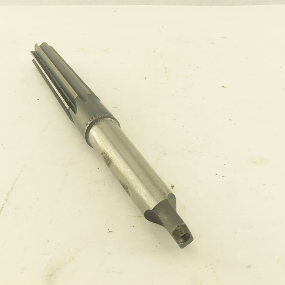 .8693 Reamer Straight 8 Flute Morse Taper MT2 Shank 5" Flute Length