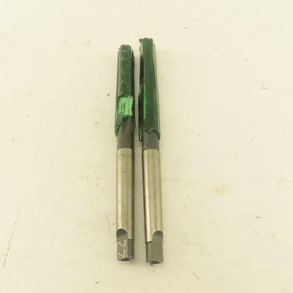 .4984 Reamer Straight 6 Flute Morse Taper 1 MT1 Shank 4" Flute Length Lot Of 2
