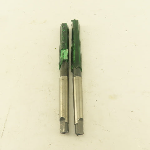 .4984 Reamer Straight 6 Flute Morse Taper 1 MT1 Shank 4" Flute Length Lot Of 2