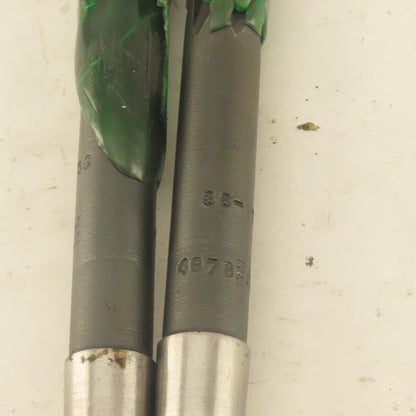.4978 Reamer Straight 6 Flute Morse Taper 1 MT1 Shank 4" Flute Length Lot Of 2