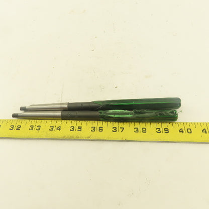 .4978 Reamer Straight 6 Flute Morse Taper 1 MT1 Shank 4" Flute Length Lot Of 2