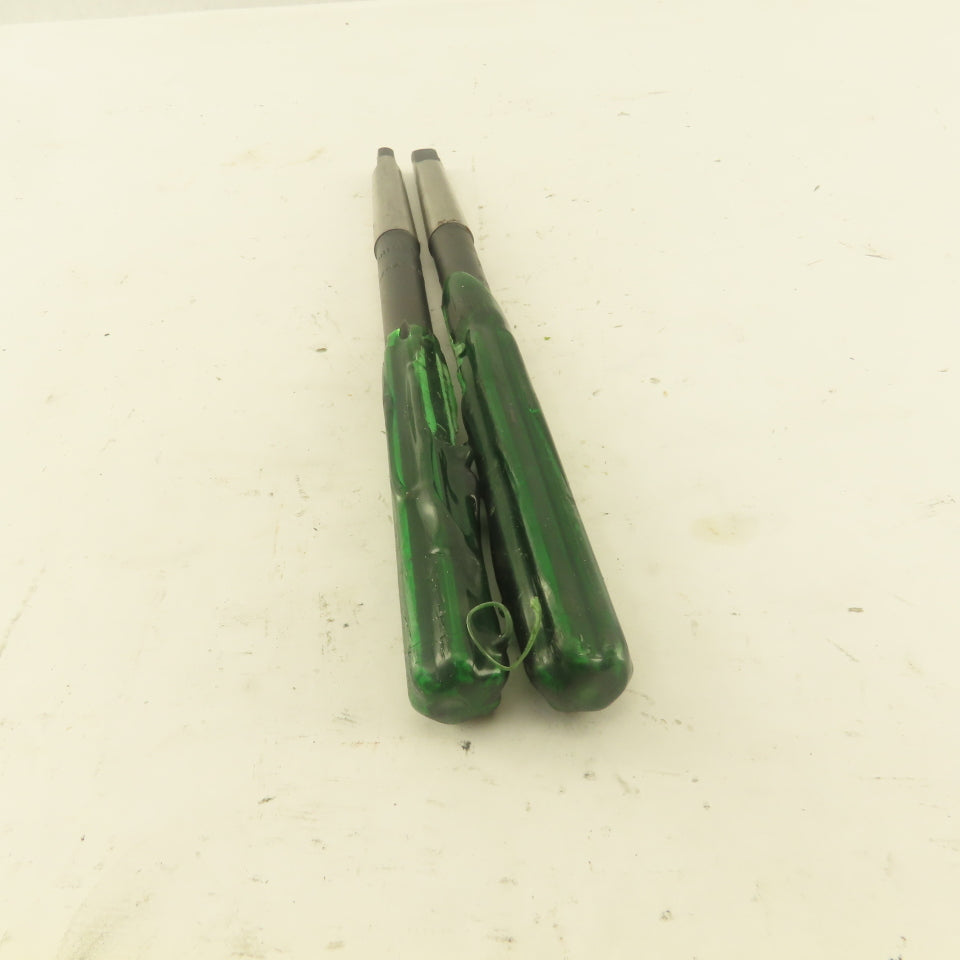 .4978 Reamer Straight 6 Flute Morse Taper 1 MT1 Shank 4" Flute Length Lot Of 2