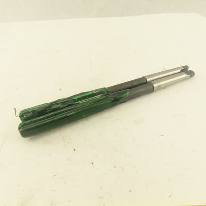 .4978 Reamer Straight 6 Flute Morse Taper 1 MT1 Shank 4" Flute Length Lot Of 2