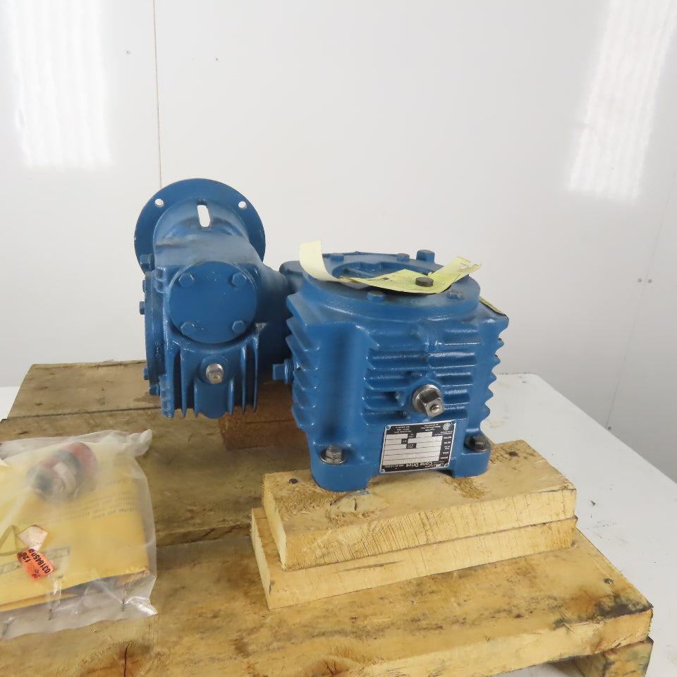 Textron MOV20-30-U1B Gear Box Speed Reducer 75:1 Vertical Output Cone Drive