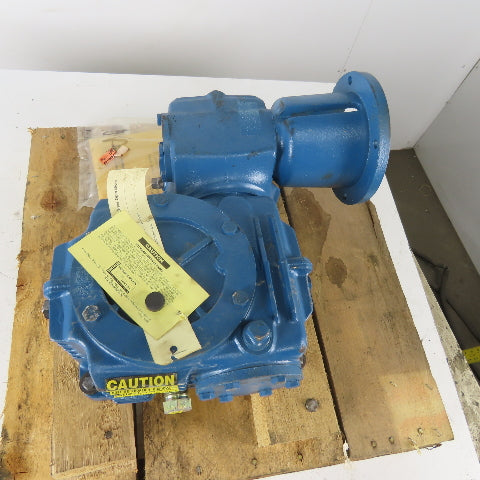 Textron MOV20-30-U1B Gear Box Speed Reducer 75:1 Vertical Output Cone Drive