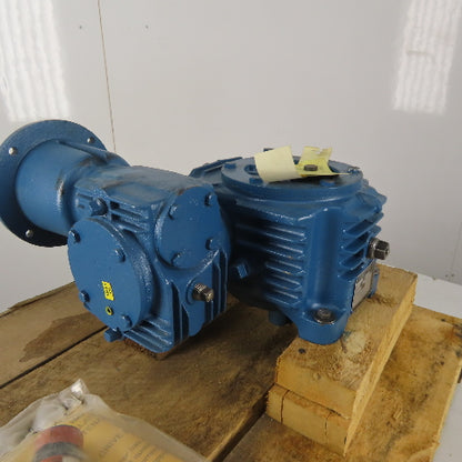 Textron MOV20-30-U1B Gear Box Speed Reducer 75:1 Vertical Output Cone Drive