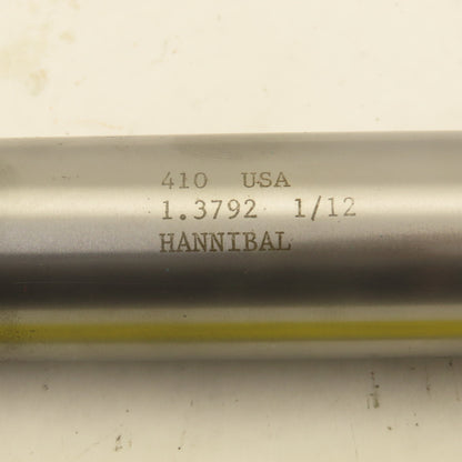 Hannibal 1.3792 Spiral 8 Flute Chucking Reamer 1-1/4" Shank 3-1/4" Flute Length