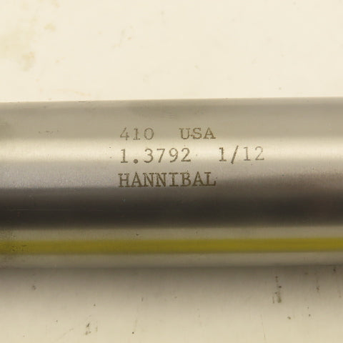 Hannibal 1.3792 Spiral 8 Flute Chucking Reamer 1-1/4" Shank 3-1/4" Flute Length