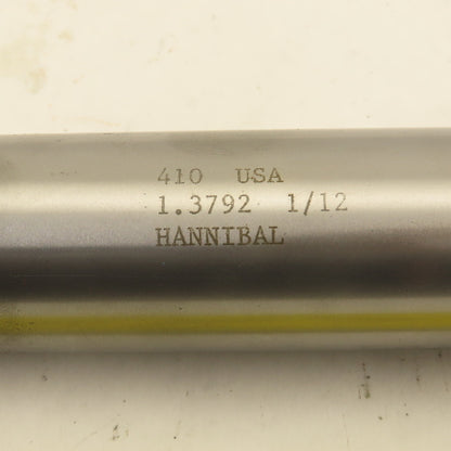 Hannibal 1.3792 Spiral 8 Flute Chucking Reamer 1-1/4" Shank 3-1/4" Flute Length
