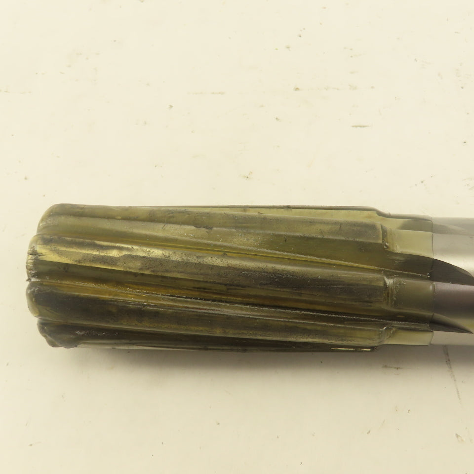Hannibal 1.3792 Spiral 8 Flute Chucking Reamer 1-1/4" Shank 3-1/4" Flute Length