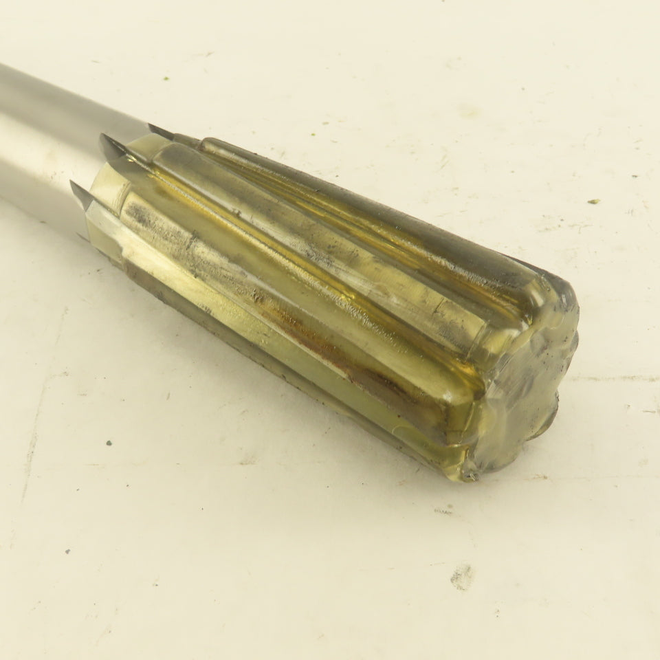 Hannibal 1.3792 Spiral 8 Flute Chucking Reamer 1-1/4" Shank 3-1/4" Flute Length