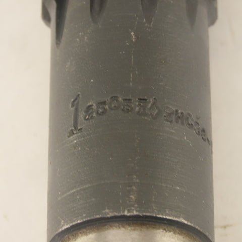 1" Straight 10  Flute Reamer Morse Taper MT3 Shank 5" Flute Length