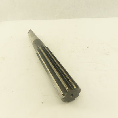 1" Straight 10  Flute Reamer Morse Taper MT3 Shank 5" Flute Length