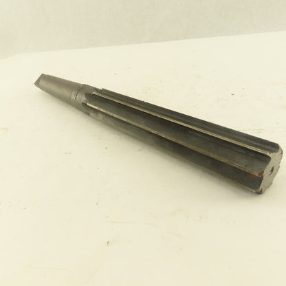 1-1/8" Straight 10 Flute Reamer Morse Taper MT3 Shank 6" Flute Length