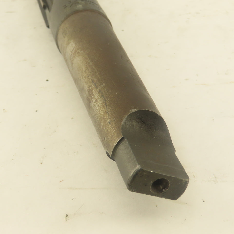 1-1/8" Straight 10 Flute Reamer Morse Taper MT3 Shank 6" Flute Length